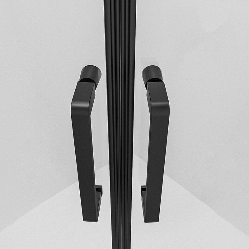 Modern Round Shower Enclosure Semi-Frameless Clear Tempered Shower Stall Clearhalo 'Bathroom Remodel & Bathroom Fixtures' 'Home Improvement' 'home_improvement' 'home_improvement_shower_stalls_enclosures' 'Shower Stalls & Enclosures' 'shower_stalls_enclosures' 'Showers & Bathtubs' 1200x1200_c54656d4-0c3a-417a-bd6e-766571336d2d