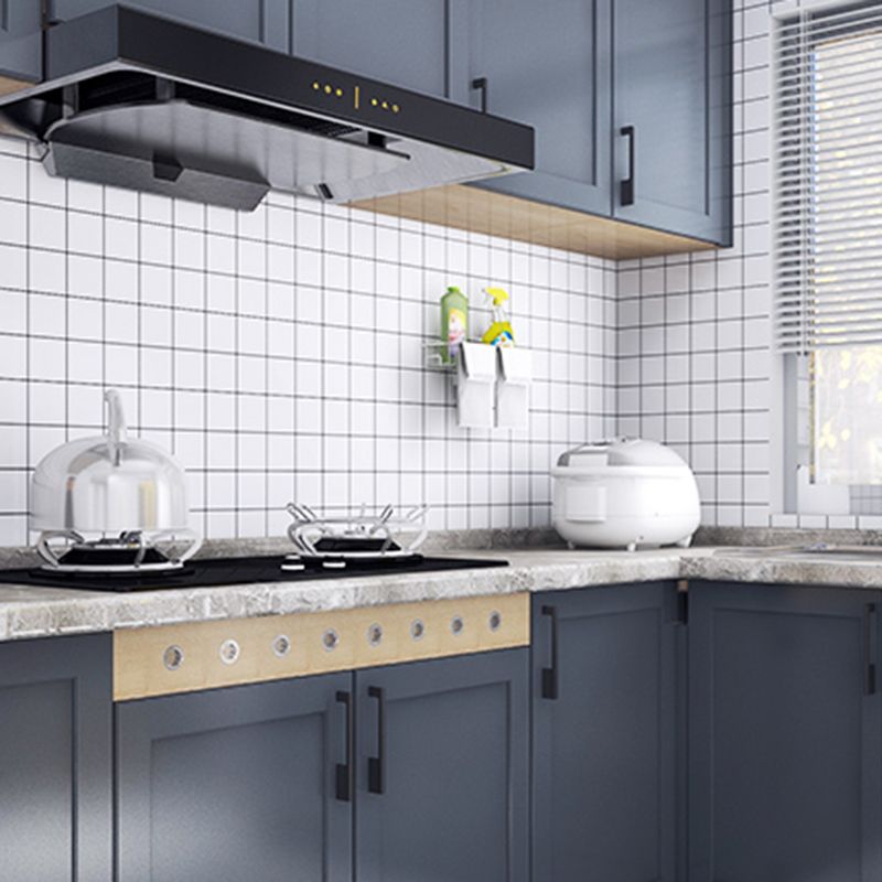 Single Tile Peel and Stick Backsplash Contemporary Kitchen Wallpaper Clearhalo 'Flooring 'Home Improvement' 'home_improvement' 'home_improvement_peel_stick_blacksplash' 'Peel & Stick Backsplash Tile' 'peel_stick_blacksplash' 'Walls & Ceilings' Walls and Ceiling' 1200x1200_c5522e94-845b-4f7d-bd53-97ec154abd03