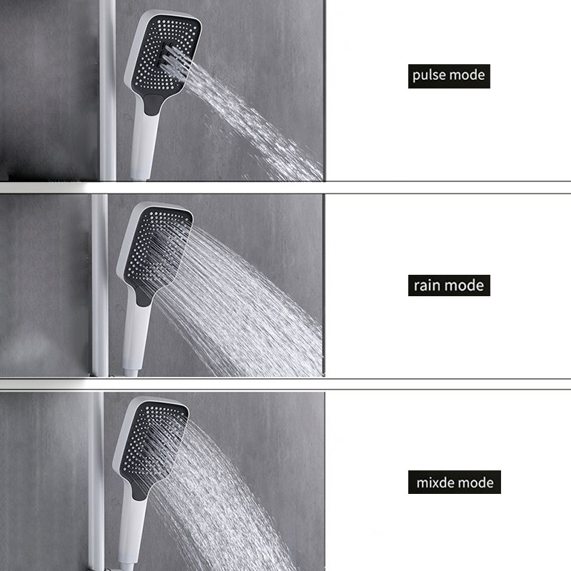 Wall Mounted Shower Metal Shower Faucet Arm Shower System with Slide Bar Clearhalo 'Bathroom Remodel & Bathroom Fixtures' 'Home Improvement' 'home_improvement' 'home_improvement_shower_faucets' 'Shower Faucets & Systems' 'shower_faucets' 'Showers & Bathtubs Plumbing' 'Showers & Bathtubs' 1200x1200_c5563751-b7e2-4136-b505-9b043546eab0