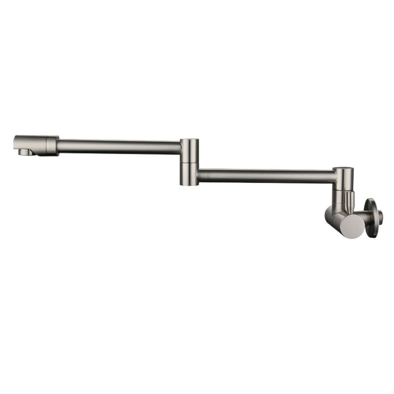 Modern Faucet 1-Handle and 1-Hole Single Level Low Pot Filler Kitchen Faucet Clearhalo 'Home Improvement' 'home_improvement' 'home_improvement_kitchen_faucets' 'Kitchen Faucets' 'Kitchen Remodel & Kitchen Fixtures' 'Kitchen Sinks & Faucet Components' 'kitchen_faucets' 1200x1200_c56383f4-d6df-4bc4-9448-02652480c11e