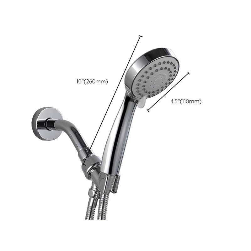 Contemporary Style Shower Head Double Bathroom Shower Heads with Round Shape Clearhalo 'Bathroom Remodel & Bathroom Fixtures' 'Home Improvement' 'home_improvement' 'home_improvement_shower_heads' 'Shower Heads' 'shower_heads' 'Showers & Bathtubs Plumbing' 'Showers & Bathtubs' 1200x1200_c57186ab-8c49-42dc-b3f5-67e335cba930