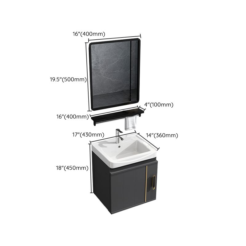 Modern Wall Mount Bathroom Vanity Set Faucet Included Bathroom Vanity Clearhalo 'Bathroom Remodel & Bathroom Fixtures' 'Bathroom Vanities' 'bathroom_vanities' 'Home Improvement' 'home_improvement' 'home_improvement_bathroom_vanities' 1200x1200_c5874a44-31bc-461b-ae72-3623077a0e3c