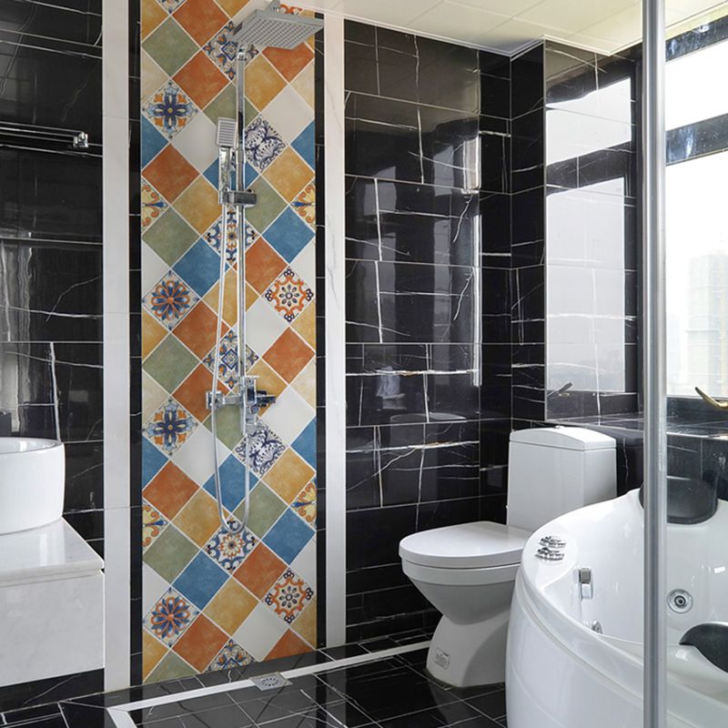 Rectangular Wall Tile Peel and Stick Geometric Print Stick Kitchen Wallpaper Clearhalo 'Flooring 'Home Improvement' 'home_improvement' 'home_improvement_peel_stick_blacksplash' 'Peel & Stick Backsplash Tile' 'peel_stick_blacksplash' 'Walls & Ceilings' Walls and Ceiling' 1200x1200_c587573a-8241-40a6-8ecb-a334d5f09352