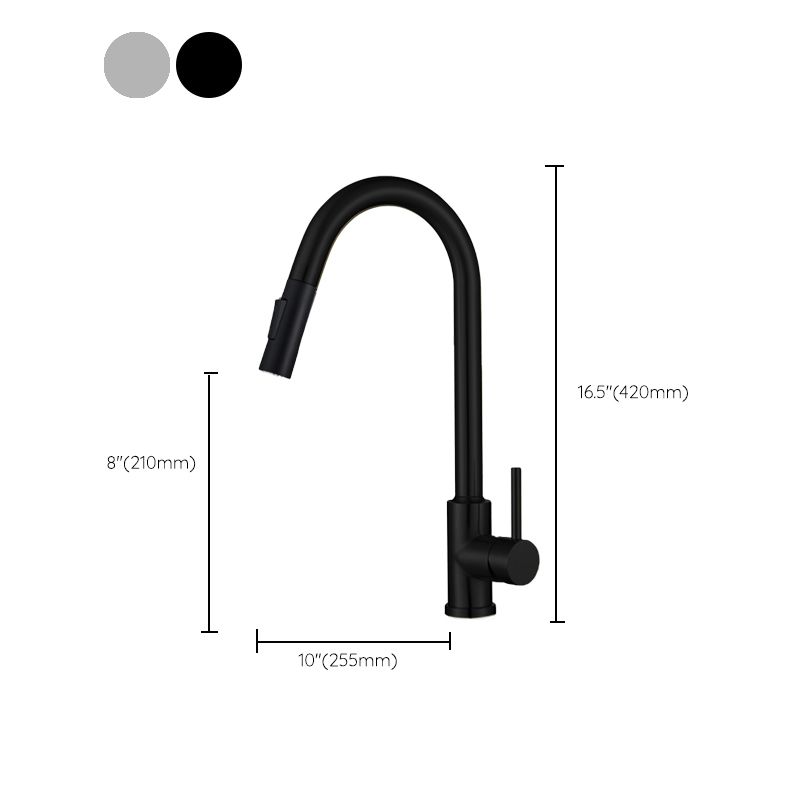 Touch 2 Modes Faucet Pull down Sprayer Bar Faucet 1-Handle Standard Kitchen Faucet Clearhalo 'Home Improvement' 'home_improvement' 'home_improvement_kitchen_faucets' 'Kitchen Faucets' 'Kitchen Remodel & Kitchen Fixtures' 'Kitchen Sinks & Faucet Components' 'kitchen_faucets' 1200x1200_c58ea112-4fd0-4f82-9177-dfb955c9ad56