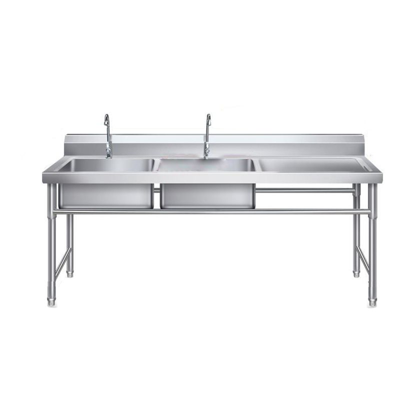 Contemporary Stainless Steel Sink with Strainer Drop-In Kitchen Sink Clearhalo 'Home Improvement' 'home_improvement' 'home_improvement_kitchen_sinks' 'Kitchen Remodel & Kitchen Fixtures' 'Kitchen Sinks & Faucet Components' 'Kitchen Sinks' 'kitchen_sinks' 1200x1200_c5aff690-2217-46ae-866c-7312be3d0513