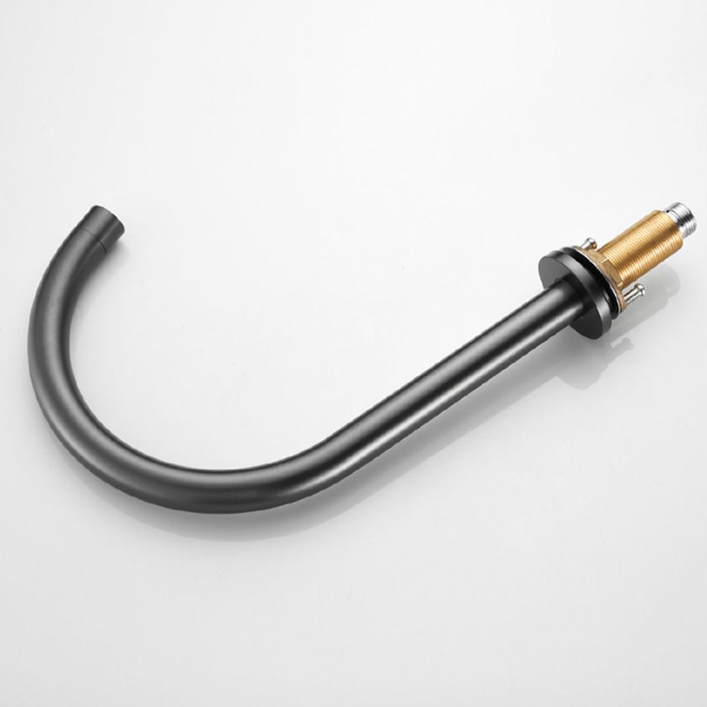 Contemporary Deck Mounted Copper Tub Faucet Low Arc Roman Tub Faucet Set Clearhalo 'Bathroom Remodel & Bathroom Fixtures' 'Bathtub Faucets' 'bathtub_faucets' 'Home Improvement' 'home_improvement' 'home_improvement_bathtub_faucets' 1200x1200_c5dd8b2d-82dd-4109-836a-38cfcc7490c7