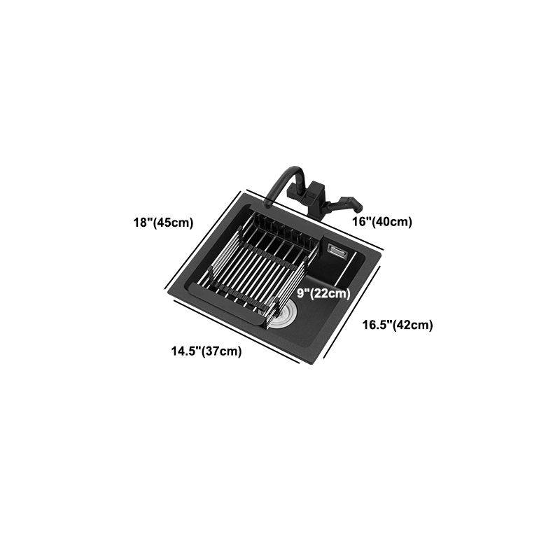 Black Quartz Sink Drop-In Kitchen Sink with with Drain Assembly Clearhalo 'Home Improvement' 'home_improvement' 'home_improvement_kitchen_sinks' 'Kitchen Remodel & Kitchen Fixtures' 'Kitchen Sinks & Faucet Components' 'Kitchen Sinks' 'kitchen_sinks' 1200x1200_c5fc938b-0e15-40b5-9a81-c5ae779b3d87