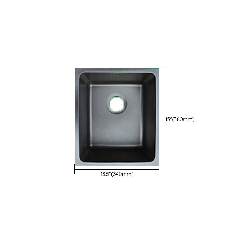 Black Stainless Steel Sink Single Bowl Undermount Sink with Basket Strainer Clearhalo 'Home Improvement' 'home_improvement' 'home_improvement_kitchen_sinks' 'Kitchen Remodel & Kitchen Fixtures' 'Kitchen Sinks & Faucet Components' 'Kitchen Sinks' 'kitchen_sinks' 1200x1200_c60010c6-b9d6-42af-8949-f5a251f0696d