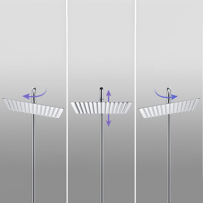 Modern Shower Head Combo Dual Shower Head Stainless Steel Wall-Mount Shower Head Clearhalo 'Bathroom Remodel & Bathroom Fixtures' 'Home Improvement' 'home_improvement' 'home_improvement_shower_heads' 'Shower Heads' 'shower_heads' 'Showers & Bathtubs Plumbing' 'Showers & Bathtubs' 1200x1200_c6038590-8ec2-44c0-9126-34a89f56f76b