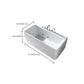 White Acrylic Rectangular Bath Tub Whirlpool Stand Alone Tub with Faucet Clearhalo 'Bathroom Remodel & Bathroom Fixtures' 'Bathtubs' 'Home Improvement' 'home_improvement' 'home_improvement_bathtubs' 'Showers & Bathtubs' 1200x1200_c607607e-86cc-4ad9-9d5b-8e987de03c34