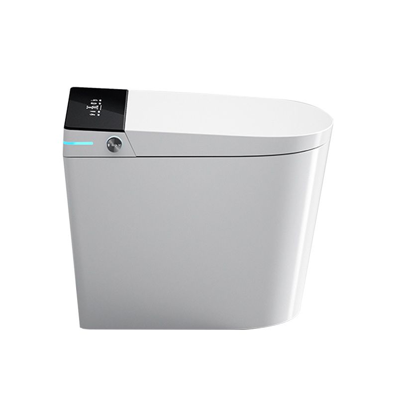 White Smart Toilet Ceramic Contemporary Foot Sensor Elongated Clearhalo 'Bathroom Remodel & Bathroom Fixtures' 'Bidets' 'Home Improvement' 'home_improvement' 'home_improvement_bidets' 'Toilets & Bidets' 1200x1200_c61a7313-8426-4859-8a87-d8965041ffb1