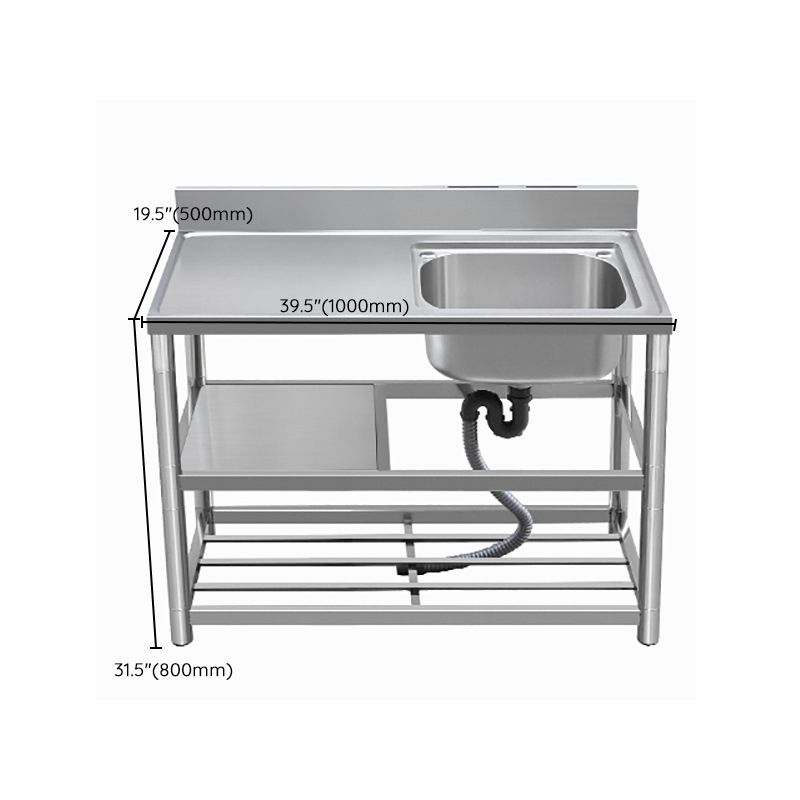 Modern Style Kitchen Sink All-in-one Stainless Steel Kitchen Sink with Drain Assembly Clearhalo 'Home Improvement' 'home_improvement' 'home_improvement_kitchen_sinks' 'Kitchen Remodel & Kitchen Fixtures' 'Kitchen Sinks & Faucet Components' 'Kitchen Sinks' 'kitchen_sinks' 1200x1200_c62fd7b5-966c-4bf3-88ac-c381e66d0c37