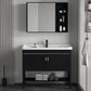 Glam Freestanding Bathroom Sink Vanity Single-Sink Bathroom Vanity Clearhalo 'Bathroom Remodel & Bathroom Fixtures' 'Bathroom Vanities' 'bathroom_vanities' 'Home Improvement' 'home_improvement' 'home_improvement_bathroom_vanities' 1200x1200_c63fe6fa-8616-43bc-a270-77394eff68ee