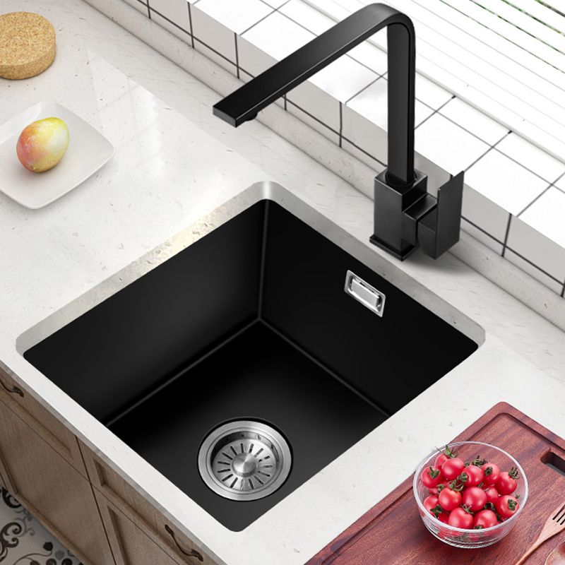 Quartz Kitchen Sink Single Bowl Drop-In Kitchen Sink with Rectangular Shape Clearhalo 'Home Improvement' 'home_improvement' 'home_improvement_kitchen_sinks' 'Kitchen Remodel & Kitchen Fixtures' 'Kitchen Sinks & Faucet Components' 'Kitchen Sinks' 'kitchen_sinks' 1200x1200_c652aedc-d11c-4749-9d95-b2f135799809