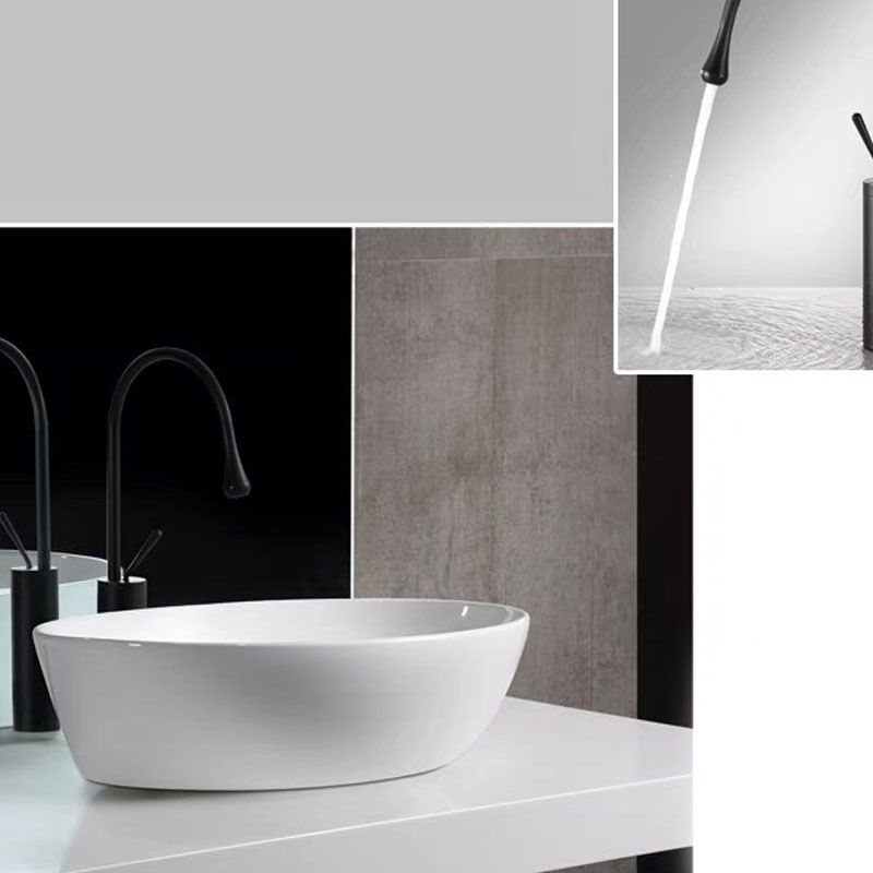 Bathroom Ceramic Sink Round Rod Handle Anti-spill Modern Faucet Sink Clearhalo 'Bathroom Remodel & Bathroom Fixtures' 'Bathroom Sinks & Faucet Components' 'Bathroom Sinks' 'bathroom_sink' 'Home Improvement' 'home_improvement' 'home_improvement_bathroom_sink' 1200x1200_c6739925-81af-4bbc-a471-30ecc5b3c9ea