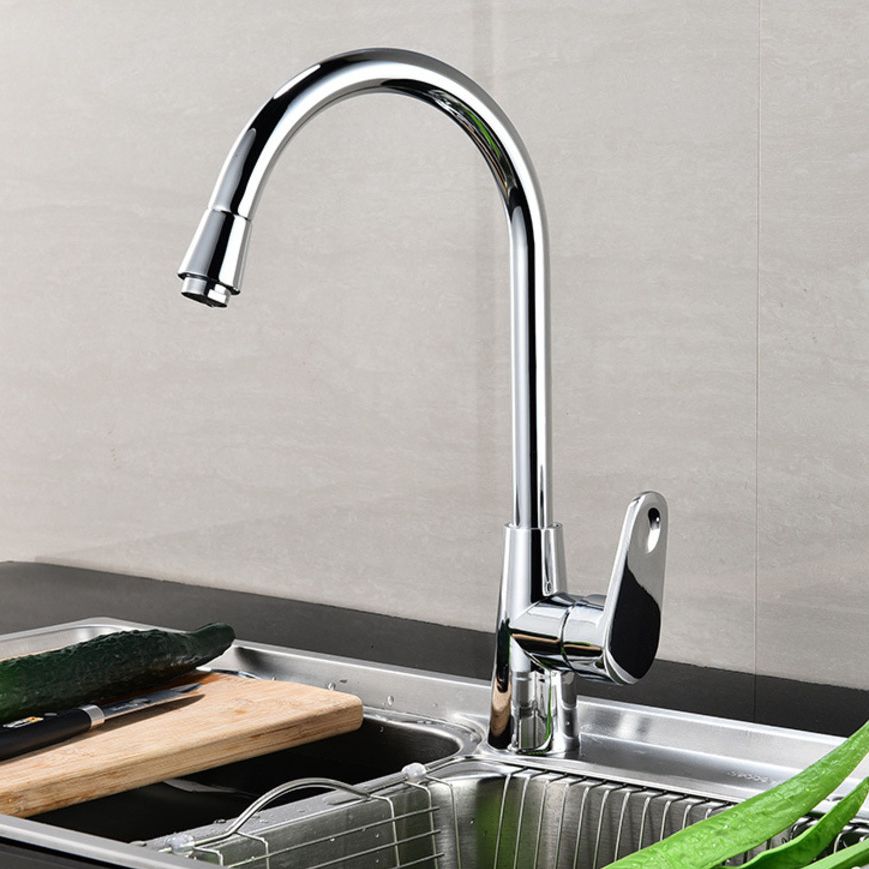 Traditional 1-Handle Faucet 1-Hole with Water Dispenser Standard Kitchen Faucet Clearhalo 'Home Improvement' 'home_improvement' 'home_improvement_kitchen_faucets' 'Kitchen Faucets' 'Kitchen Remodel & Kitchen Fixtures' 'Kitchen Sinks & Faucet Components' 'kitchen_faucets' 1200x1200_c679ce88-3639-4eba-bc28-54f03fbf2360