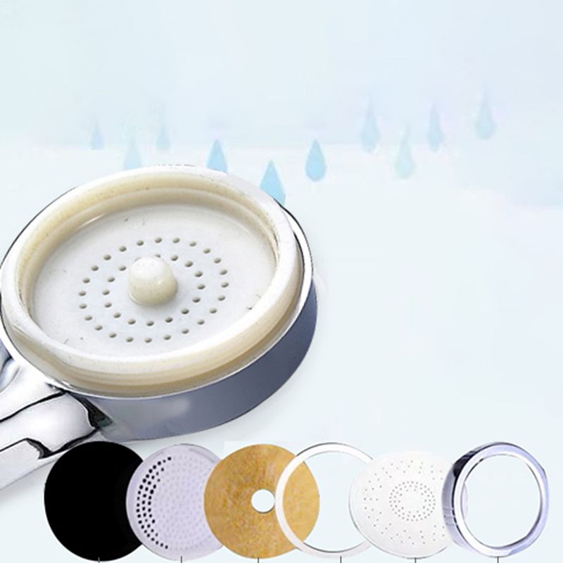 Modern Handheld Shower Head 5-Spray Patterns Chrome Round Wall-Mount Shower Head Clearhalo 'Bathroom Remodel & Bathroom Fixtures' 'Home Improvement' 'home_improvement' 'home_improvement_shower_heads' 'Shower Heads' 'shower_heads' 'Showers & Bathtubs Plumbing' 'Showers & Bathtubs' 1200x1200_c6916444-2cc1-4d89-80f0-ba691da896d6