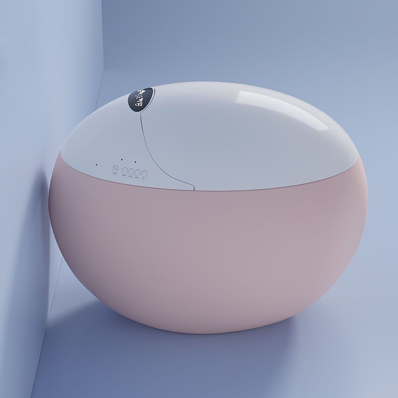 White and pink Deodorizing Floor Standing Bidet with Heated Seat Clearhalo 'Bathroom Remodel & Bathroom Fixtures' 'Bidets' 'Home Improvement' 'home_improvement' 'home_improvement_bidets' 'Toilets & Bidets' 1200x1200_c6ae5a54-351f-4974-aa36-519bde9475cd