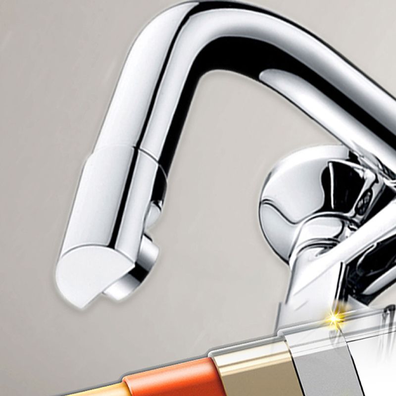 Modern Metal One Handle Wall-mounted Filler Low Profile Filler Clearhalo 'Home Improvement' 'home_improvement' 'home_improvement_kitchen_faucets' 'Kitchen Faucets' 'Kitchen Remodel & Kitchen Fixtures' 'Kitchen Sinks & Faucet Components' 'kitchen_faucets' 1200x1200_c6c7f51b-12e4-4dff-aea4-29cbd1260cd0