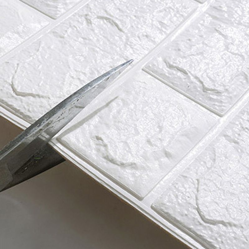 3D Faux Brick Wall Panel Peel and Press Foam Living Room Waterproof Wall Ceiling Clearhalo 'Flooring 'Home Improvement' 'home_improvement' 'home_improvement_wall_paneling' 'Wall Paneling' 'wall_paneling' 'Walls & Ceilings' Walls and Ceiling' 1200x1200_c6cecd98-52fe-4f84-9550-20c4801177d5