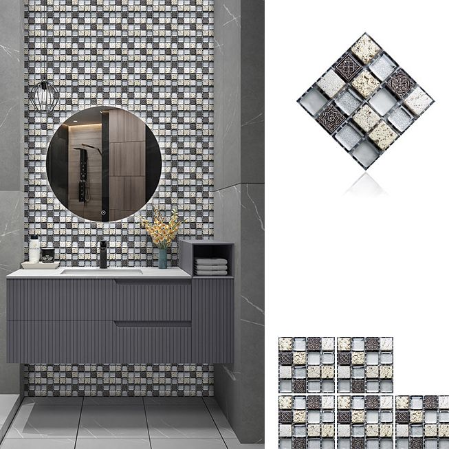 Pattern Color Stone Peel and Paste Mosaic Tile Peel and Paste Tile Set of 20 Clearhalo 'Flooring 'Home Improvement' 'home_improvement' 'home_improvement_peel_stick_blacksplash' 'Peel & Stick Backsplash Tile' 'peel_stick_blacksplash' 'Walls & Ceilings' Walls and Ceiling' 1200x1200_c6d874ee-91e3-4e60-be29-3daf1bb4ad38