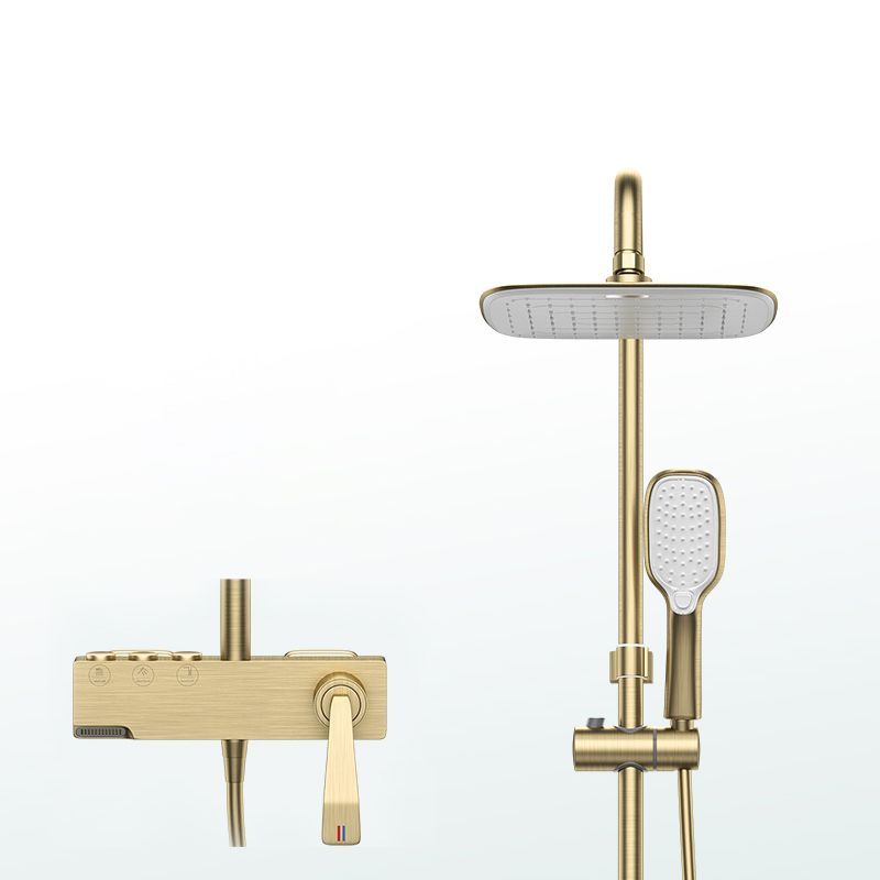 Shower System Trim Lever Hand Square Massage Jet Shower Combo Clearhalo 'Bathroom Remodel & Bathroom Fixtures' 'Home Improvement' 'home_improvement' 'home_improvement_shower_faucets' 'Shower Faucets & Systems' 'shower_faucets' 'Showers & Bathtubs Plumbing' 'Showers & Bathtubs' 1200x1200_c6d8e940-48c5-4283-af35-d14092f1d590