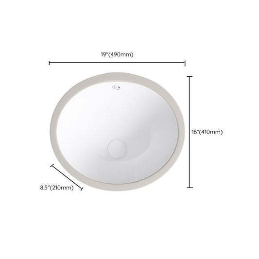 Modern Bathroom Sink Pop-Up Drain Porcelain Solid Color Oval-Shape Vessel Lavatory Sink Clearhalo 'Bathroom Remodel & Bathroom Fixtures' 'Bathroom Sinks & Faucet Components' 'Bathroom Sinks' 'bathroom_sink' 'Home Improvement' 'home_improvement' 'home_improvement_bathroom_sink' 1200x1200_c6dc915e-b0da-4487-a25c-30a12f9d68e0