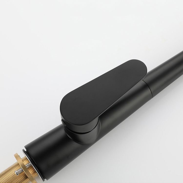 Modern Retractable Kitchen Faucet Stainless Steel Single Handle High Arc Kitchen Faucet Clearhalo 'Home Improvement' 'home_improvement' 'home_improvement_kitchen_faucets' 'Kitchen Faucets' 'Kitchen Remodel & Kitchen Fixtures' 'Kitchen Sinks & Faucet Components' 'kitchen_faucets' 1200x1200_c7252827-f461-4836-942b-7dcaf3228754