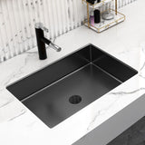 Modern Black Basin Sink Stainless Steel Rectangular Undermount Bathroom Sink Clearhalo 'Bathroom Remodel & Bathroom Fixtures' 'Bathroom Sinks & Faucet Components' 'Bathroom Sinks' 'bathroom_sink' 'Home Improvement' 'home_improvement' 'home_improvement_bathroom_sink' 1200x1200_c7362af1-9987-4588-ae09-892755ebfaec