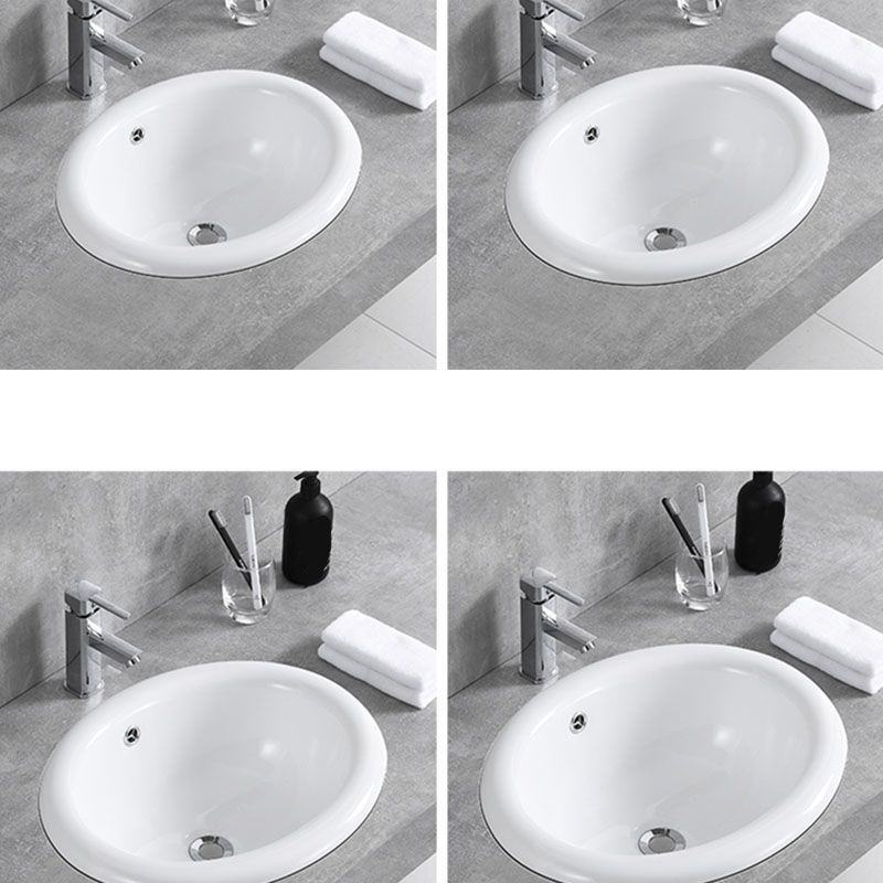 Contemporary Bathroom Sink with Overflow Porcelain Round Vessel Lavatory Sink Clearhalo 'Bathroom Remodel & Bathroom Fixtures' 'Bathroom Sinks & Faucet Components' 'Bathroom Sinks' 'bathroom_sink' 'Home Improvement' 'home_improvement' 'home_improvement_bathroom_sink' 1200x1200_c740dca0-5cb9-4791-8361-e5754c61b213