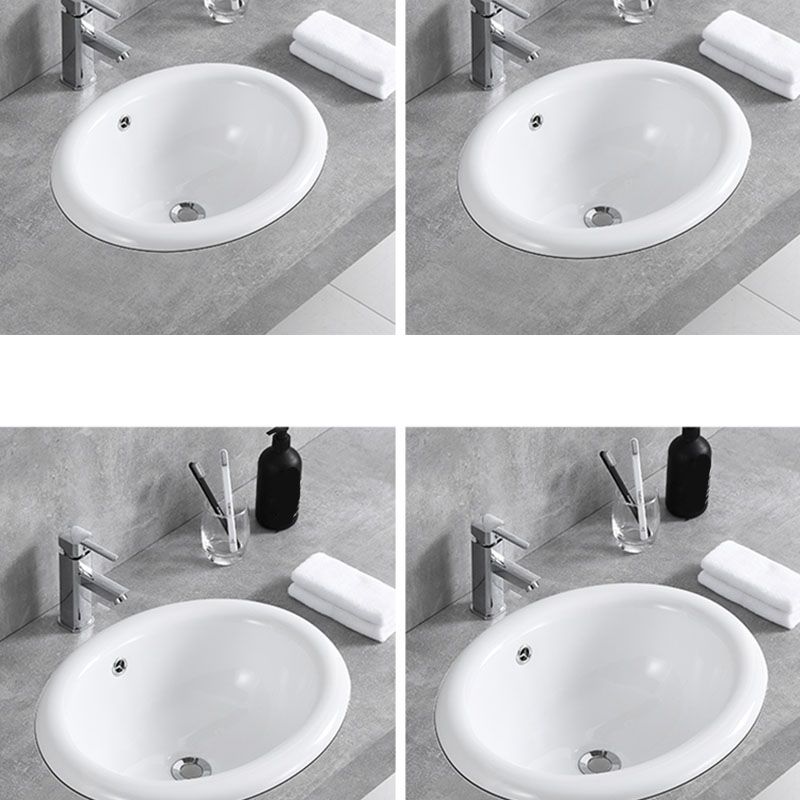 Contemporary Bathroom Sink with Overflow Porcelain Round Vessel Lavatory Sink Clearhalo 'Bathroom Remodel & Bathroom Fixtures' 'Bathroom Sinks & Faucet Components' 'Bathroom Sinks' 'bathroom_sink' 'Home Improvement' 'home_improvement' 'home_improvement_bathroom_sink' 1200x1200_c740dca0-5cb9-4791-8361-e5754c61b213