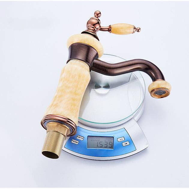 Luxury Vessel Sink Faucet Lever Handle Circular Vessel Sink Bathroom Faucet Clearhalo 'Bathroom Remodel & Bathroom Fixtures' 'Bathroom Sink Faucets' 'Bathroom Sinks & Faucet Components' 'bathroom_sink_faucets' 'Home Improvement' 'home_improvement' 'home_improvement_bathroom_sink_faucets' 1200x1200_c74c23da-b0e5-42a4-8c97-e40a7cec1cc2