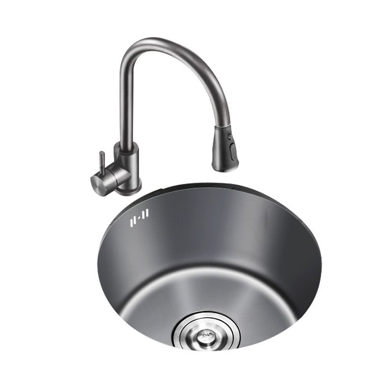 Modern Style Kitchen Sink Stainless Steel Round Shape Kitchen Sink Clearhalo 'Home Improvement' 'home_improvement' 'home_improvement_kitchen_sinks' 'Kitchen Remodel & Kitchen Fixtures' 'Kitchen Sinks & Faucet Components' 'Kitchen Sinks' 'kitchen_sinks' 1200x1200_c74c2993-2aee-4b32-afbf-da663a02e7b7