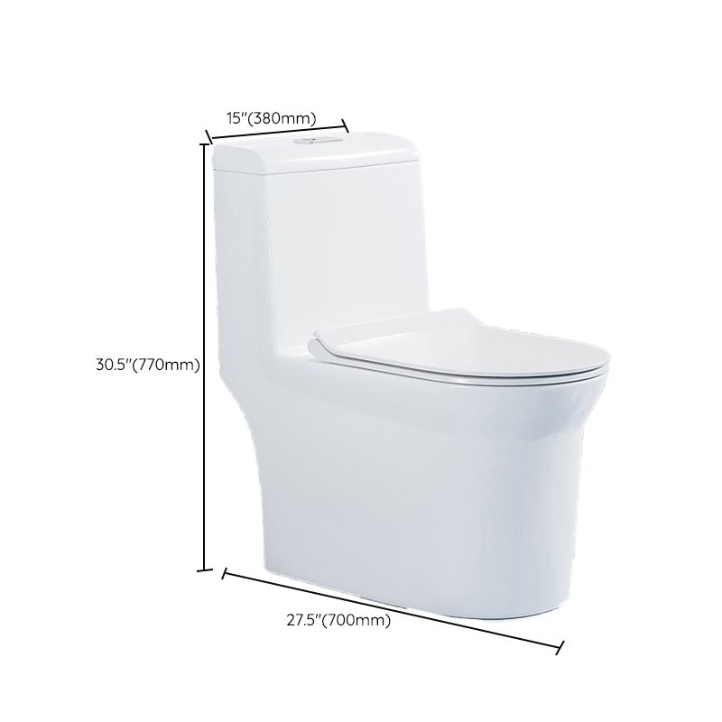 Modern Seat Included Flush Toilet 1-Piece White Urine Toilet for Bathroom Clearhalo 'Bathroom Remodel & Bathroom Fixtures' 'Home Improvement' 'home_improvement' 'home_improvement_toilets' 'Toilets & Bidets' 'Toilets' 1200x1200_c77fa3e2-4133-49be-abf8-9ded96fa8390