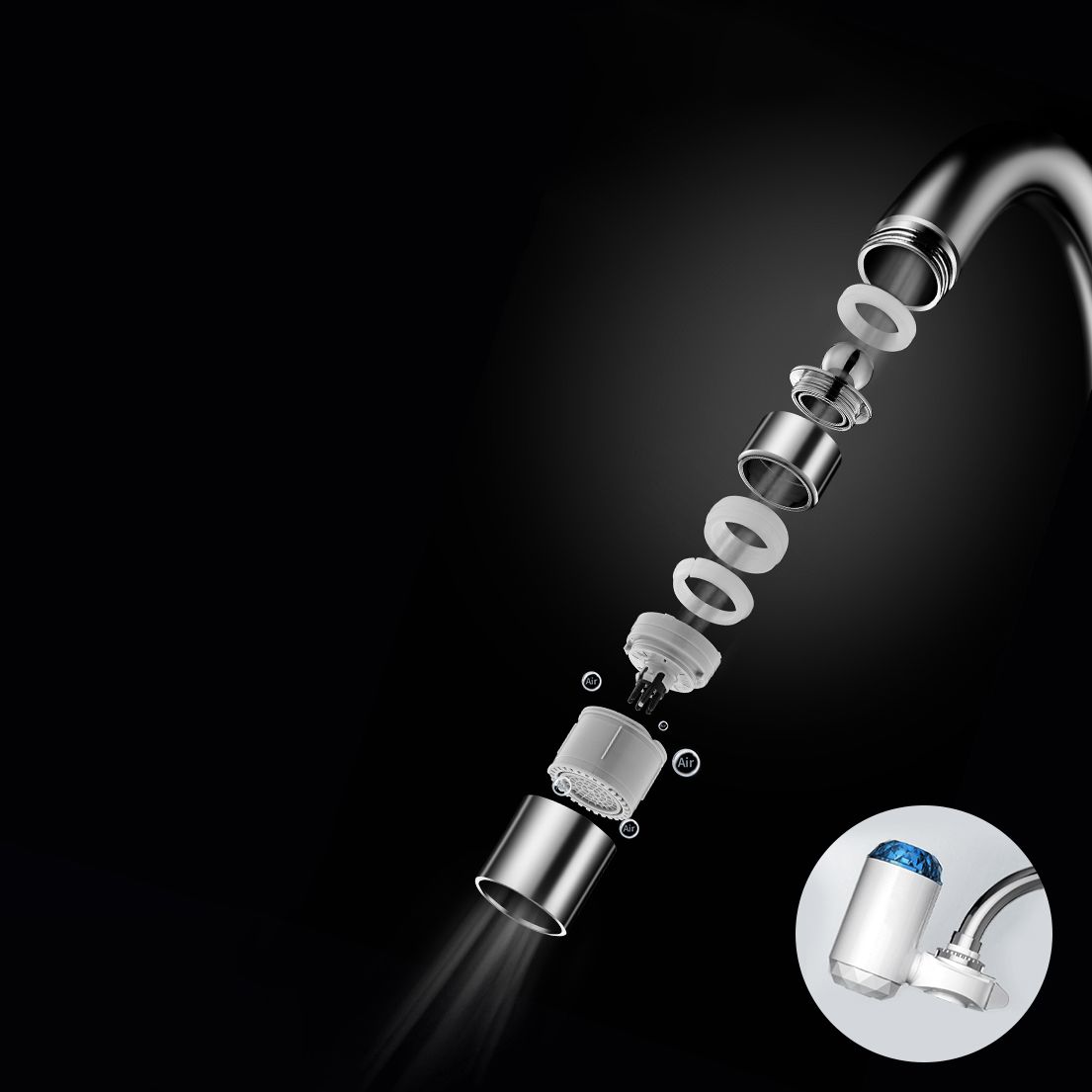 Modern Standard Bar Faucet Single Handle Kitchen Faucet in Silver Clearhalo 'Home Improvement' 'home_improvement' 'home_improvement_kitchen_faucets' 'Kitchen Faucets' 'Kitchen Remodel & Kitchen Fixtures' 'Kitchen Sinks & Faucet Components' 'kitchen_faucets' 1200x1200_c784bf23-6927-4dcf-a387-47a05c5d912f