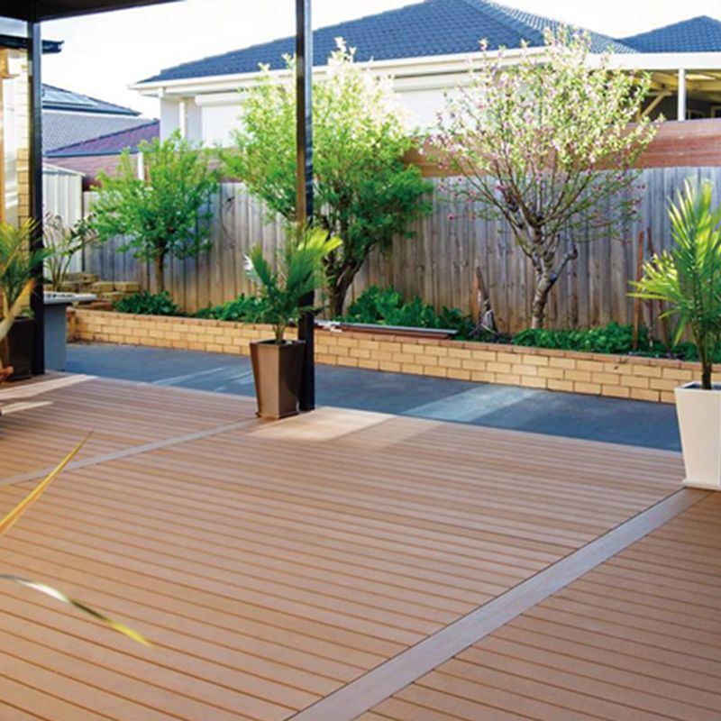 Outdoor Deck Plank Waterproof Slip Resistant Embossed Snapping Floor Board Clearhalo 'Home Improvement' 'home_improvement' 'home_improvement_outdoor_deck_tiles_planks' 'Outdoor Deck Tiles & Planks' 'Outdoor Flooring & Tile' 'Outdoor Remodel' 'outdoor_deck_tiles_planks' 1200x1200_c7e21837-9681-4687-8282-4009277ed3e4