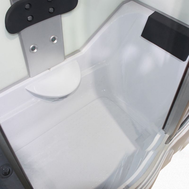 Contemporary Shower Kit Clear Tempered Framed Round Shower Stall Clearhalo 'Bathroom Remodel & Bathroom Fixtures' 'Home Improvement' 'home_improvement' 'home_improvement_shower_stalls_enclosures' 'Shower Stalls & Enclosures' 'shower_stalls_enclosures' 'Showers & Bathtubs' 1200x1200_c7fdca22-5ea9-4496-8bdf-c1876d982139