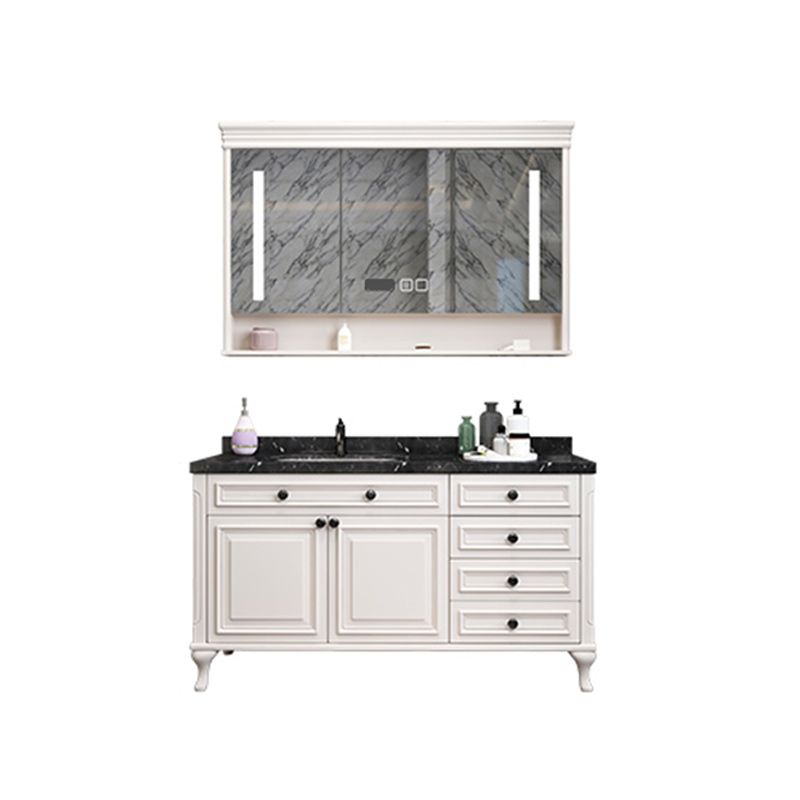 Traditional Bathroom Vanity Set Wood Mirror and Faucet Included Freestanding Bath Vanity Clearhalo 'Bathroom Remodel & Bathroom Fixtures' 'Bathroom Vanities' 'bathroom_vanities' 'Home Improvement' 'home_improvement' 'home_improvement_bathroom_vanities' 1200x1200_c829d9e9-71e0-4193-aa08-a0842eb8fb1b