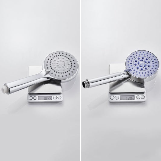 Contemporary Handheld Shower Head High Flow 5-Spray Patterns Wall-Mount Showerhead Clearhalo 'Bathroom Remodel & Bathroom Fixtures' 'Home Improvement' 'home_improvement' 'home_improvement_shower_heads' 'Shower Heads' 'shower_heads' 'Showers & Bathtubs Plumbing' 'Showers & Bathtubs' 1200x1200_c82ab50d-66d6-4bca-ad3b-b3e4d84b4b1b