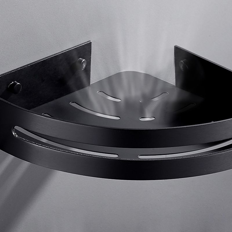 Matte Black Modern Bathroom Accessory Set, Set of 3, Bath Shelf Clearhalo 'Bathroom Hardware Sets' 'Bathroom Hardware' 'Bathroom Remodel & Bathroom Fixtures' 'bathroom_hardware_sets' 'Home Improvement' 'home_improvement' 'home_improvement_bathroom_hardware_sets' 1200x1200_c835d9f9-5c09-44ba-bd88-d94198ae073a