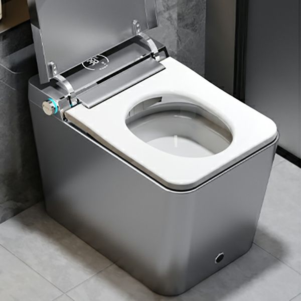Modern Ceramic Rectangle Elongated Smart Bidet with Heated Seat Clearhalo 'Bathroom Remodel & Bathroom Fixtures' 'Bidets' 'Home Improvement' 'home_improvement' 'home_improvement_bidets' 'Toilets & Bidets' 1200x1200_c850c168-5a67-422d-a2c0-00443250de92