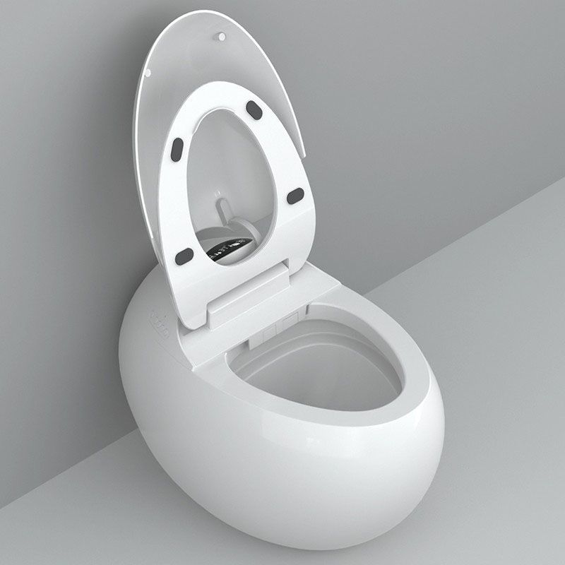 White Vitreous China Bidets with Heated Seat Floor Standing Bidet Clearhalo 'Bathroom Remodel & Bathroom Fixtures' 'Bidets' 'Home Improvement' 'home_improvement' 'home_improvement_bidets' 'Toilets & Bidets' 1200x1200_c855c357-af39-4851-b97e-d06a4ccfebea