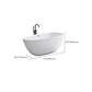 Modern Acrylic Bathtub Freestanding Soaking Bathtub with Drain Bath Tub Clearhalo 'Bathroom Remodel & Bathroom Fixtures' 'Bathtubs' 'Home Improvement' 'home_improvement' 'home_improvement_bathtubs' 'Showers & Bathtubs' 1200x1200_c859bae6-8119-4979-84e4-cdf0204889a9