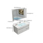 Modern Bathroom Vanity Sink Drawers Rectangular Faucet Mirror Bathroom Vanity Set Clearhalo 'Bathroom Remodel & Bathroom Fixtures' 'Bathroom Vanities' 'bathroom_vanities' 'Home Improvement' 'home_improvement' 'home_improvement_bathroom_vanities' 1200x1200_c86cf996-846b-4d64-a0d3-138f908cf0f0
