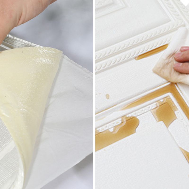 Contemporary Wall Plank 3D Brick Wall Panels, Waterproof Set of 2 Clearhalo 'Flooring 'Home Improvement' 'home_improvement' 'home_improvement_wall_paneling' 'Wall Paneling' 'wall_paneling' 'Walls & Ceilings' Walls and Ceiling' 1200x1200_c86e2ced-d320-4de6-bb76-fec8b1c3f913