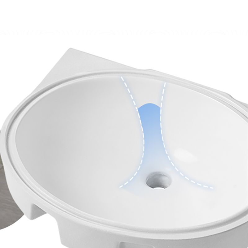 Modern Style Bathroom Sink Oval-shape Ceramic Bathroom Sink in White Clearhalo 'Bathroom Remodel & Bathroom Fixtures' 'Bathroom Sinks & Faucet Components' 'Bathroom Sinks' 'bathroom_sink' 'Home Improvement' 'home_improvement' 'home_improvement_bathroom_sink' 1200x1200_c89aa146-c8c5-4321-b75c-6b79a5d0b515