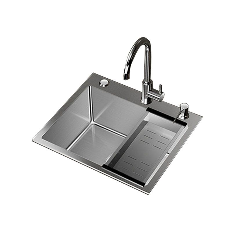 Modern Workstation Sink Stainless Steel with Drain Assembly and Faucet Kitchen Sink Clearhalo 'Home Improvement' 'home_improvement' 'home_improvement_kitchen_sinks' 'Kitchen Remodel & Kitchen Fixtures' 'Kitchen Sinks & Faucet Components' 'Kitchen Sinks' 'kitchen_sinks' 1200x1200_c8c04d04-8327-4c3e-bd3e-7736d5f38d31