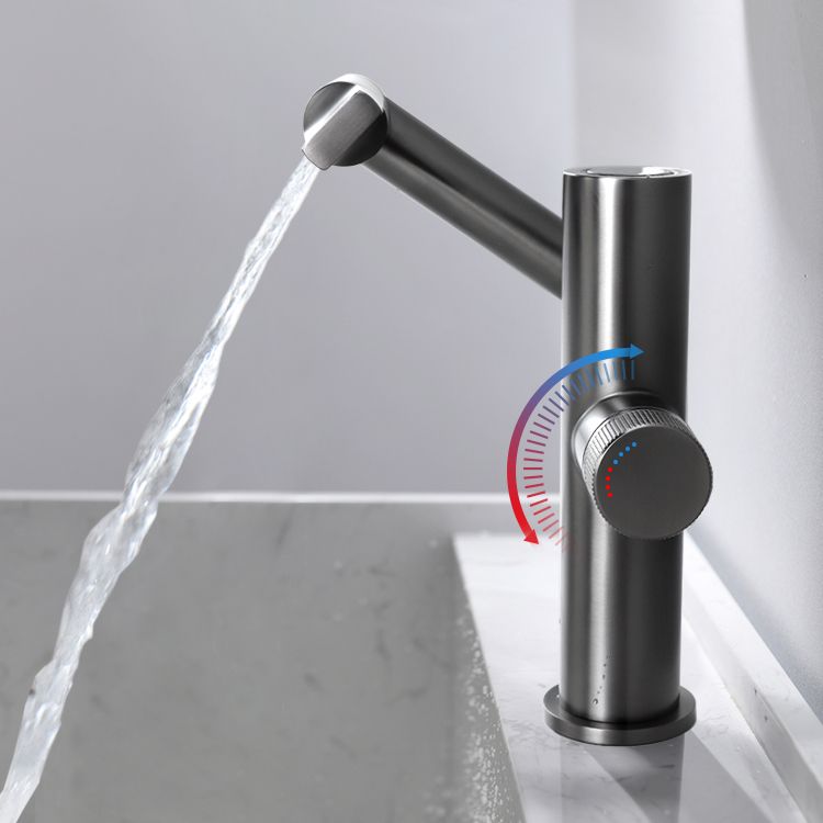 Modern Vessel Sink Faucet Solid Color Vessel Sink Bathroom Faucet Clearhalo 'Bathroom Remodel & Bathroom Fixtures' 'Bathroom Sink Faucets' 'Bathroom Sinks & Faucet Components' 'bathroom_sink_faucets' 'Home Improvement' 'home_improvement' 'home_improvement_bathroom_sink_faucets' 1200x1200_c8c4ce05-4a6d-497f-a62c-fa28a17b24b0