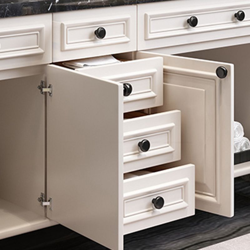 Traditional Bathroom Vanity Set Wood Mirror and Faucet Included Freestanding Bath Vanity Clearhalo 'Bathroom Remodel & Bathroom Fixtures' 'Bathroom Vanities' 'bathroom_vanities' 'Home Improvement' 'home_improvement' 'home_improvement_bathroom_vanities' 1200x1200_c8eb61af-caa6-47fd-858a-73001d6341ff