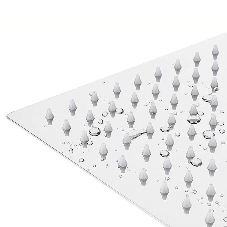 Modern Square Showerhead Wall-Mount Standard Spray Fixed Shower Head Clearhalo 'Bathroom Remodel & Bathroom Fixtures' 'Home Improvement' 'home_improvement' 'home_improvement_shower_heads' 'Shower Heads' 'shower_heads' 'Showers & Bathtubs Plumbing' 'Showers & Bathtubs' 1200x1200_c8ebf9eb-f08e-4026-bcfd-415e73e42c5c